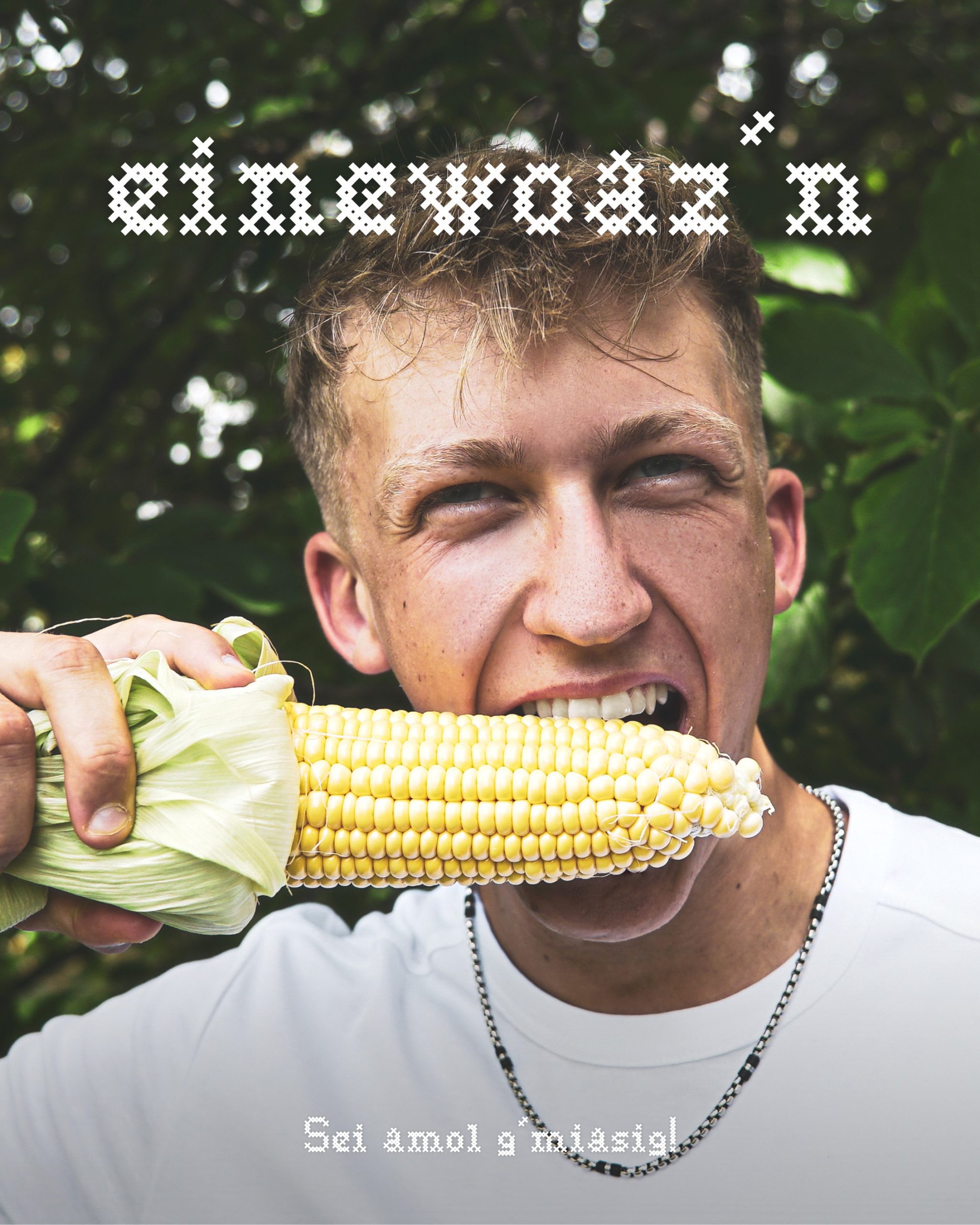 Einewoazn: Sujetbild im Rahmen von Sei amol g'miasig.