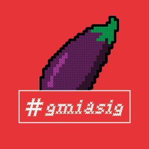 Melanzaniesticker im Rahmen der Kampagne Sei amol g'miasig