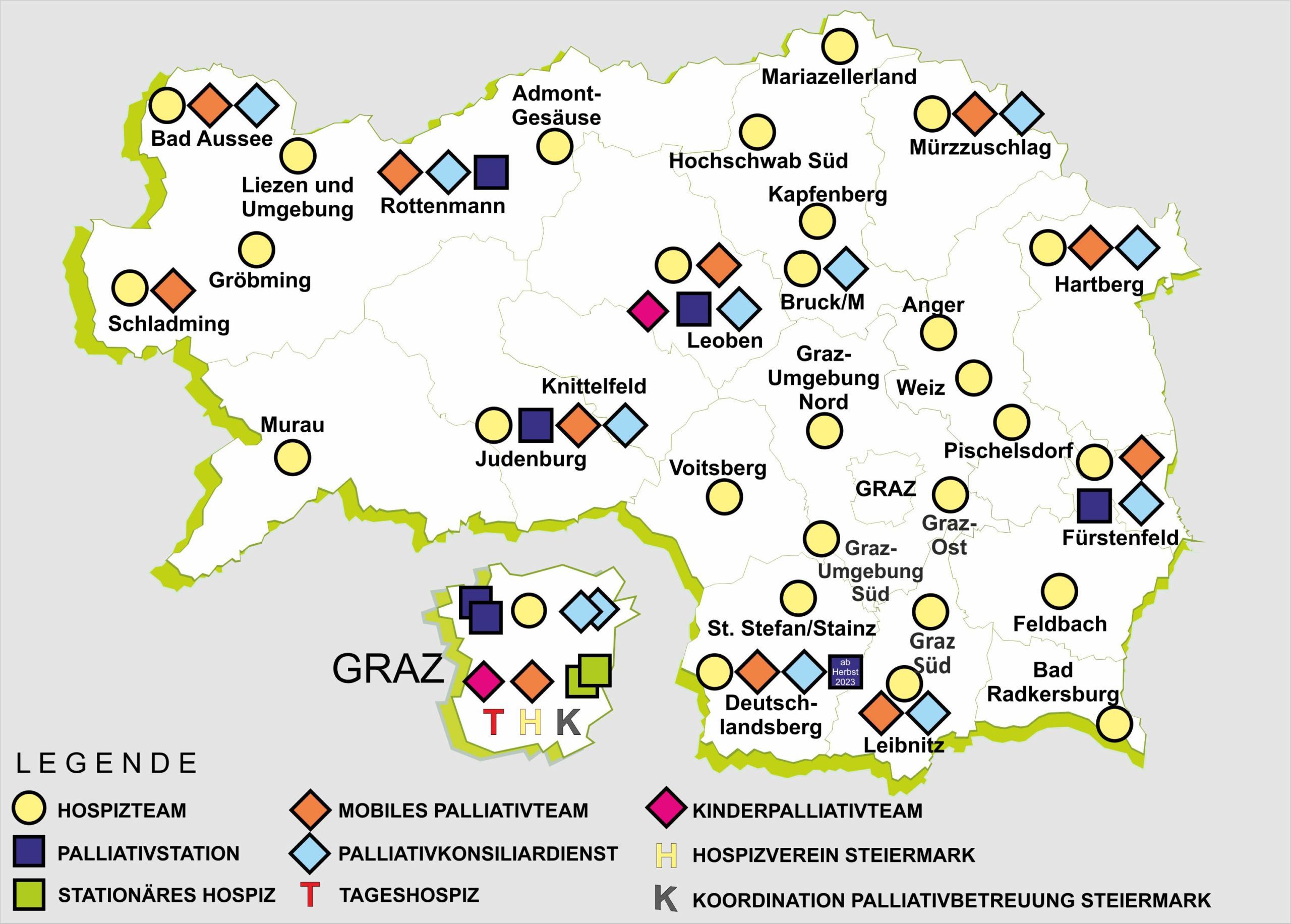 Hospiz- und Palliativversorgung in der Steiermark