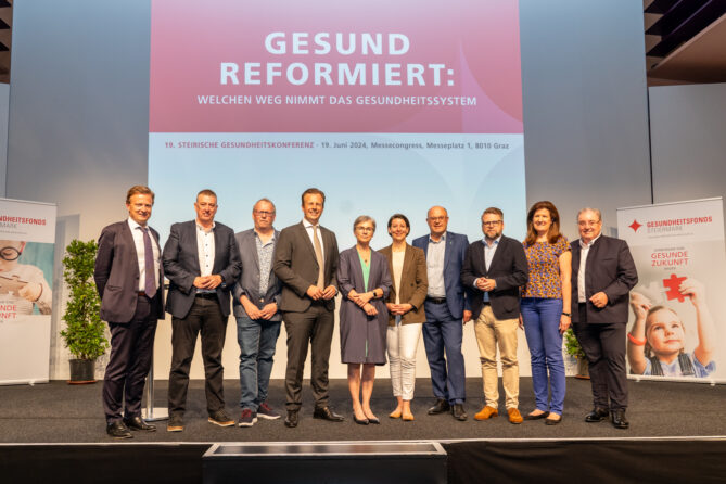 Gesundheitskonferenz - Podium