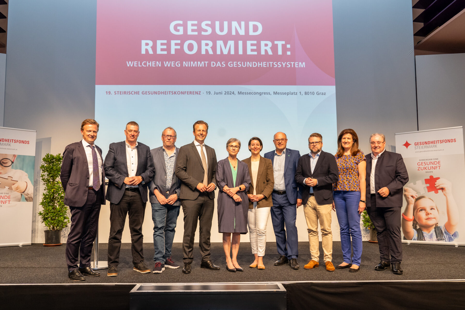 Gesundheitskonferenz - Podium