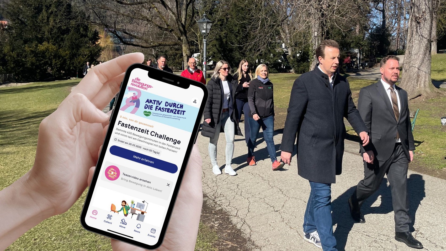 Bewegungsrevolution: Fastenzeit-Challenge (Sujetbild)