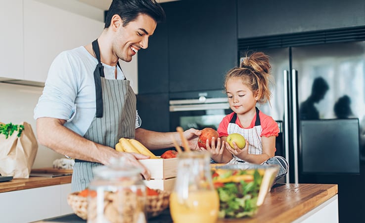 Gesunde Ernährung für die Familie (Imagebild)