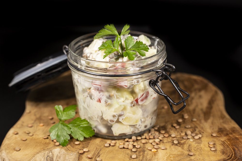 Linsen-Kartoffelsalat