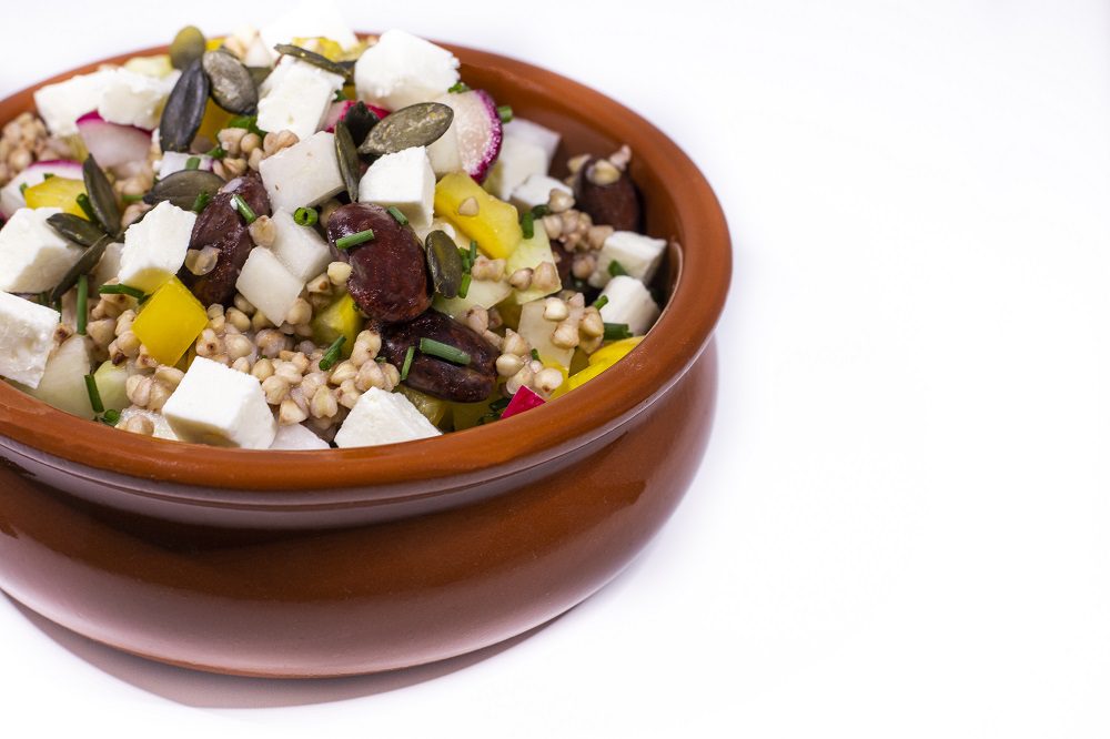 Buchweizen-Käferbohnen-Salat