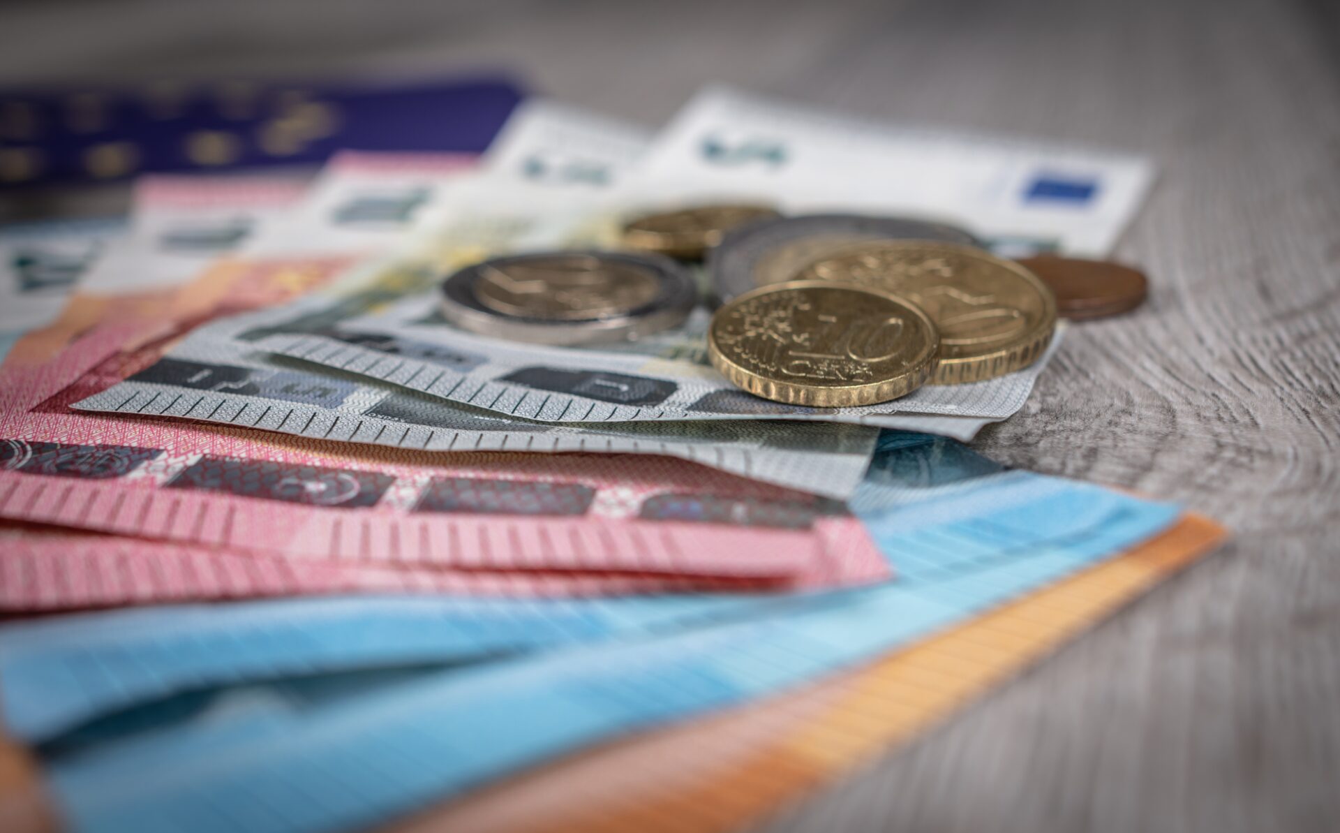 Euro money, notes and coins as in used in many countries