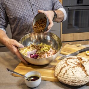 gesund und günstig kochen Linsensalat