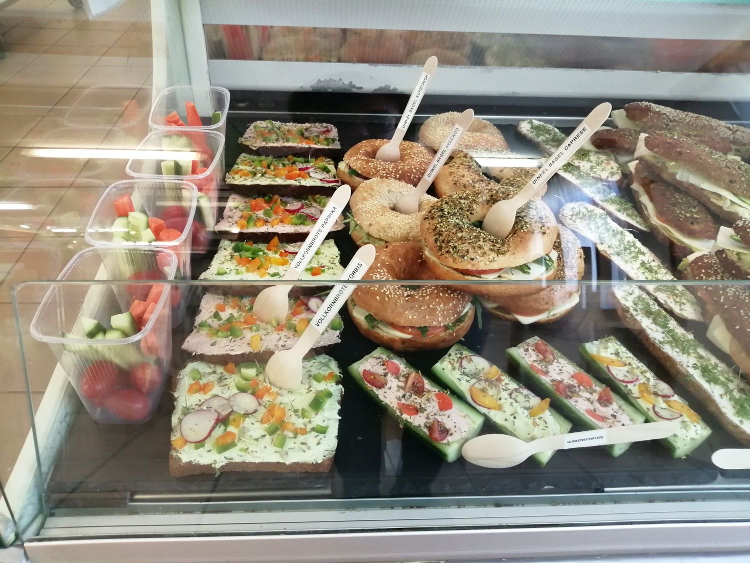 Gesundes Schulbuffet Heiligenkreuz - Bagels