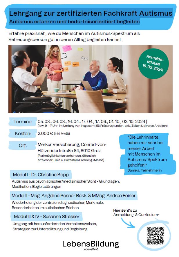 Lehrgang Autismus