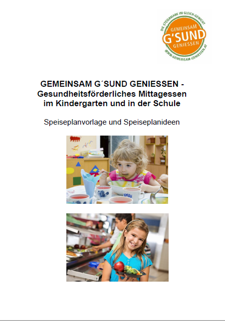 Musterspeiseplan Kindergarten
