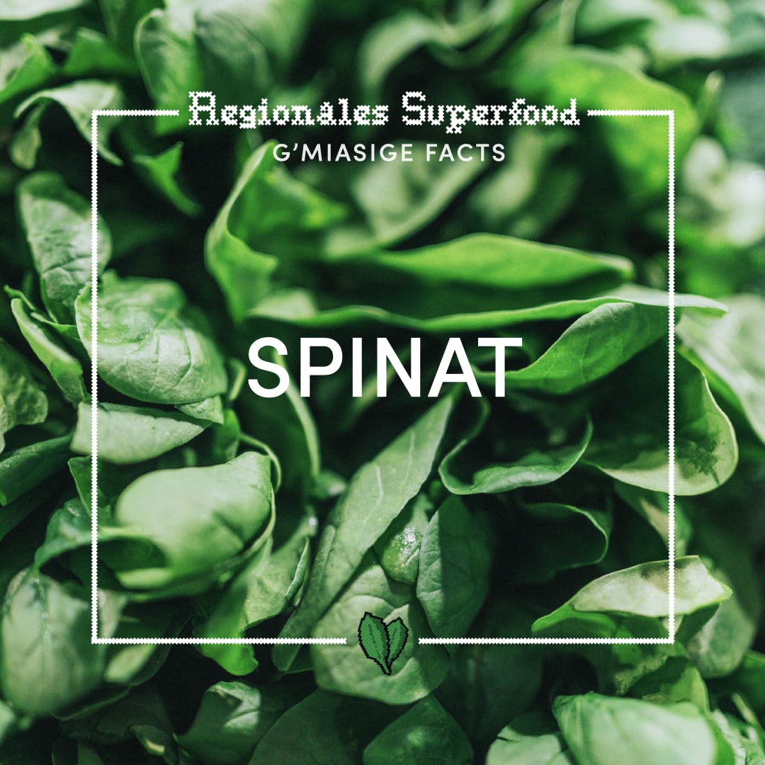 Informationen zum regionalem Superfood Spinat