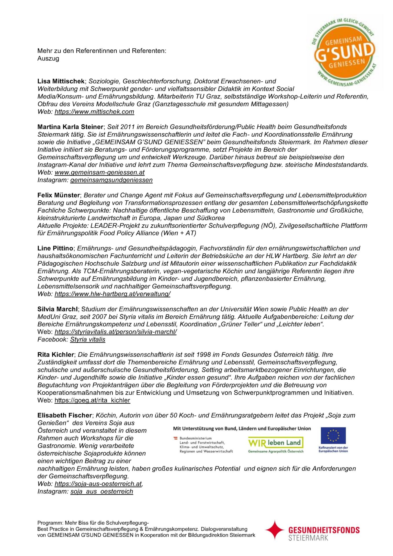 Programm Dialogveranstaltung von GGG_Mehr Biss für die Schulverpflegung_4